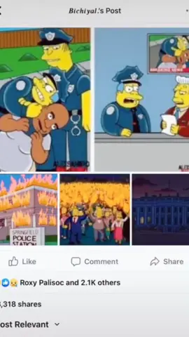 Incredibile ci hanno azzeccato di nuovo #greenscreen #simpsons #foryoupage #georgefloyd