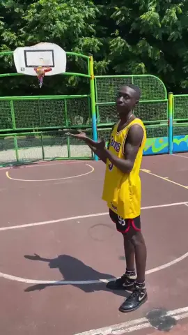 Boss.. one shot - 3 points 🙌🏿🤣Mention @kingjames on comment under this video and on my Instagram and I’ll follow 1 of you guys🤣 #learnfromkhaby