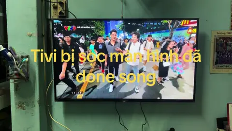Done kèo tivi sọc màn hình tivi