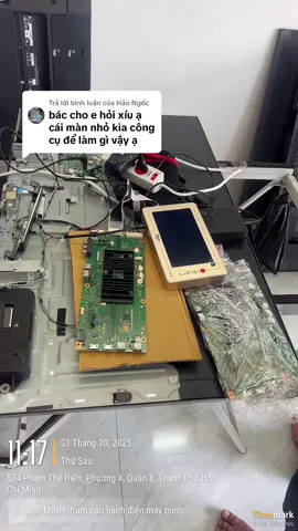 Trả lời @Hảo Ngốc  test board tivi  chuyên nhận sửa tivi tại tp hcm #suativi #thaymanhinhtivi #mainboardtv #thayledtivi #dienmayminh